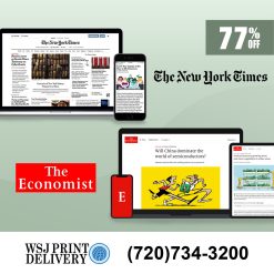 The Economist and New York Times Subscription 3-Year at 77% Off