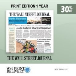 WSJ Print Subscription One-Year with a 50% Discount