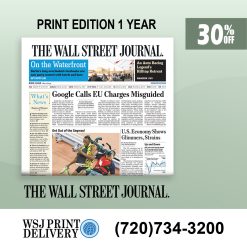 WSJ Print Subscription One-Year with a 30% Discount