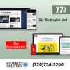 The Economist and Washington Post Subscription at 77% Discount