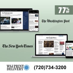 Washington Post and New York Times Subscription for $129