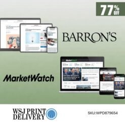 Barron’s and MarketWatch Digital Subscription (1 Year) – 77% OFF