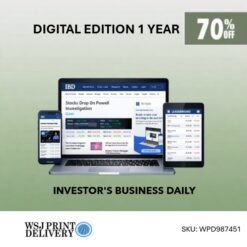 Investor’s Business Daily Digital Subscription for 1 Year 70% Off